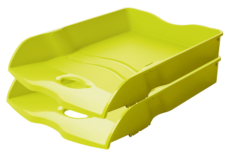 nestbar stapelbar Trend Colour orange DIN A4//C4 HAN Briefablage HAN LOOP stabil