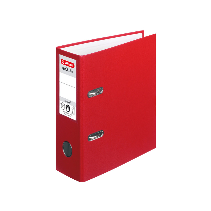 Herlitz PP Ordner maX.file protect A5 hoch schwarz