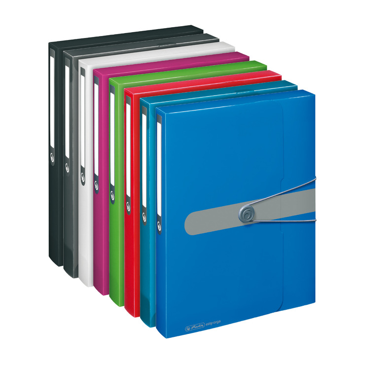 herlitz Sammelbox easy orga to go DIN A4 beere opak pink Heftbox 4cm