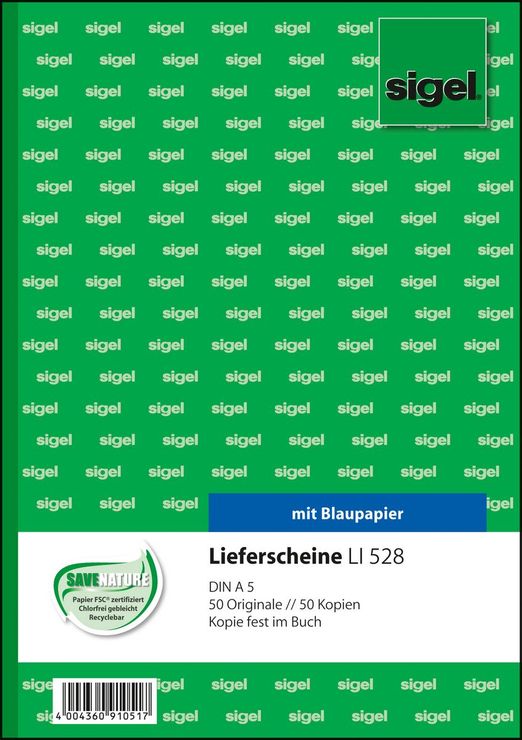 Sigel Lieferscheine günstig kaufen Papersmart
